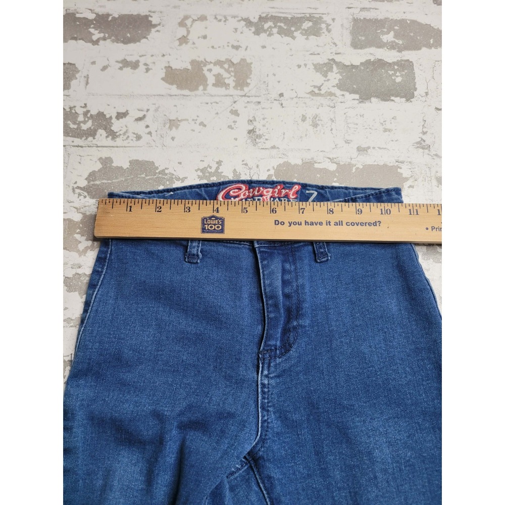 Cowgirl Hardware Girl's Flare Animal Print Jeans Size‎ 7 - Picture 5 of 6